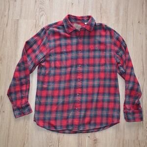 Woolrich Flannel Button Down Shirt Size L